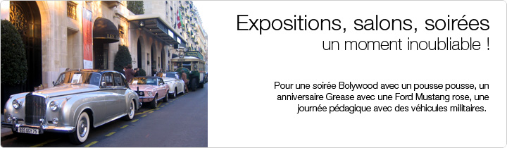 EXPOSITIONS, SALONS, SOIREES