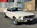 FORD - Mustang - 1968 - Blanc