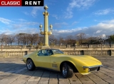 Louer une CHEVROLET Corvette Jaune de 1969
