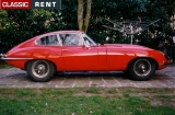 Louer une JAGUAR Type e Rouge de 1964