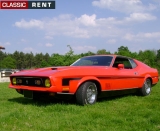 Louer une FORD Mustang Rouge de 1971