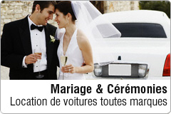Location de voiture pour mariage et cérémonies