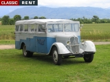 Louer une Bus ANCIEN pour tournage Citroën Bleu de 1945