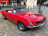 Louer une FORD Mustang Rouge de 1967
