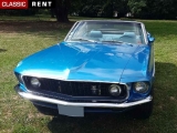 Louer une FORD Mustang Bleu de 1969