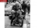 Louer une Moto de Gendarmerie - Noir de 1968