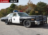 Louer une Voiture de Police Américaine - Noir de 1975