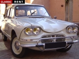 Louer une Citroën Ami 6/8 Blanc de 1966