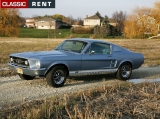 Louer une FORD Mustang Bleu de 1967
