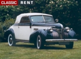 PONTIAC - Cabriolet - 1939 - Blanc