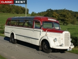 Bus ANCIEN pour tournage - Mercedes - 1953 - Beige