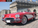 Louer une CHEVROLET Corvette Rouge de 1959
