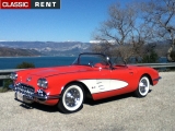 Louer une CHEVROLET Corvette Rouge de 1958