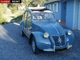 Louer une Citroën 2 cv Bleu de 1959