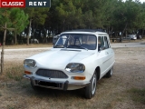 Louer une Citroën Ami 6/8 Blanc de 1969