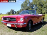 Louer une FORD Mustang Rouge de 1964