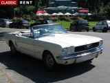Louer une FORD Mustang Blanc de 1966
