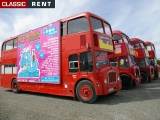 Louer une Bus Anglais - Rouge de 1960
