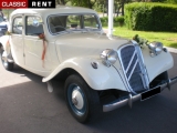 Louer une Citroën Traction Blanc de 1955